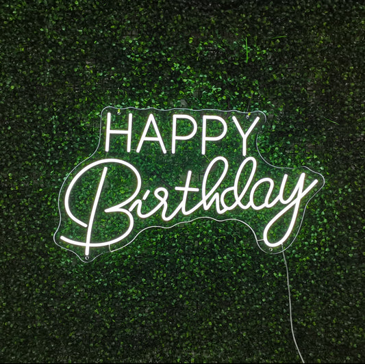 HAPPY BIRTHDAY CUSTOM NEON