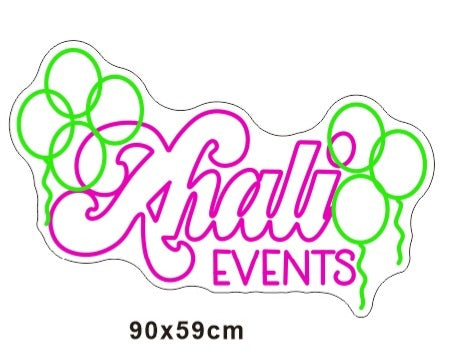 Khali Events (Custom Neon) - My Neon Lights