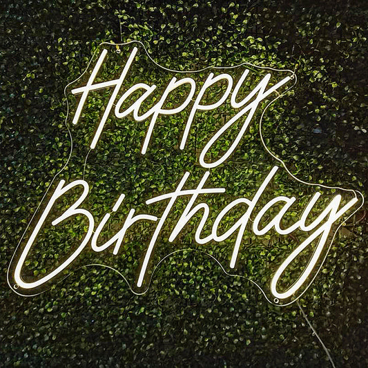 Happy Birthday LED Neon Sign