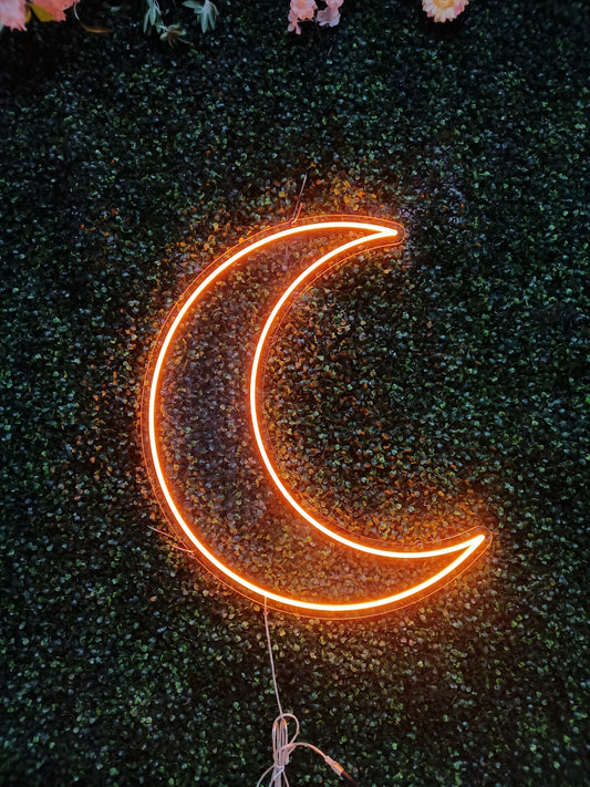 Moon LED Neon Sign