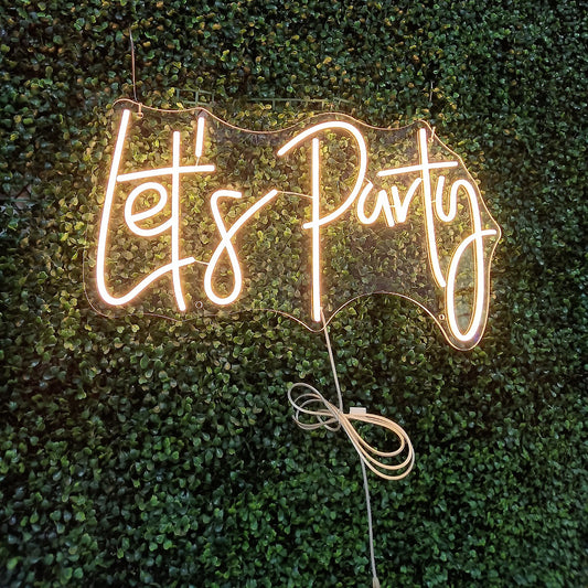 Let's Party LED Neon Sign - My Neon Lights