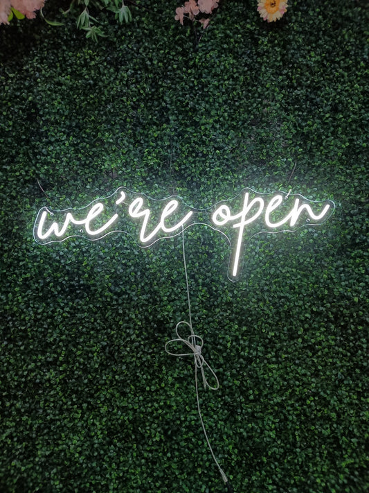 We’re Open