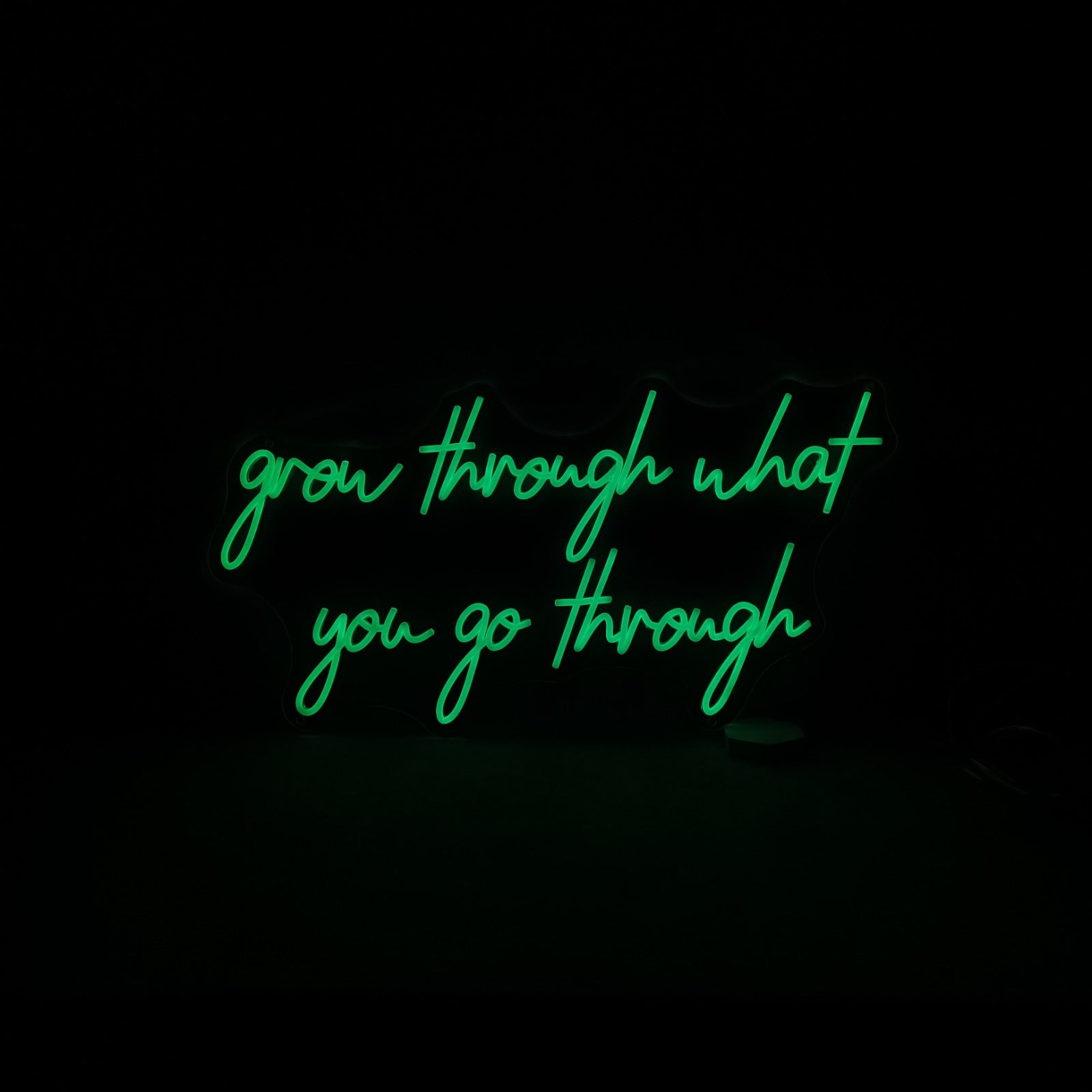 grow through what you go through - My Neon Lights