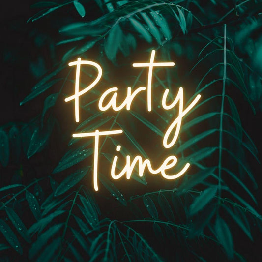 Party Time LED Neon Sign - My Neon Lights