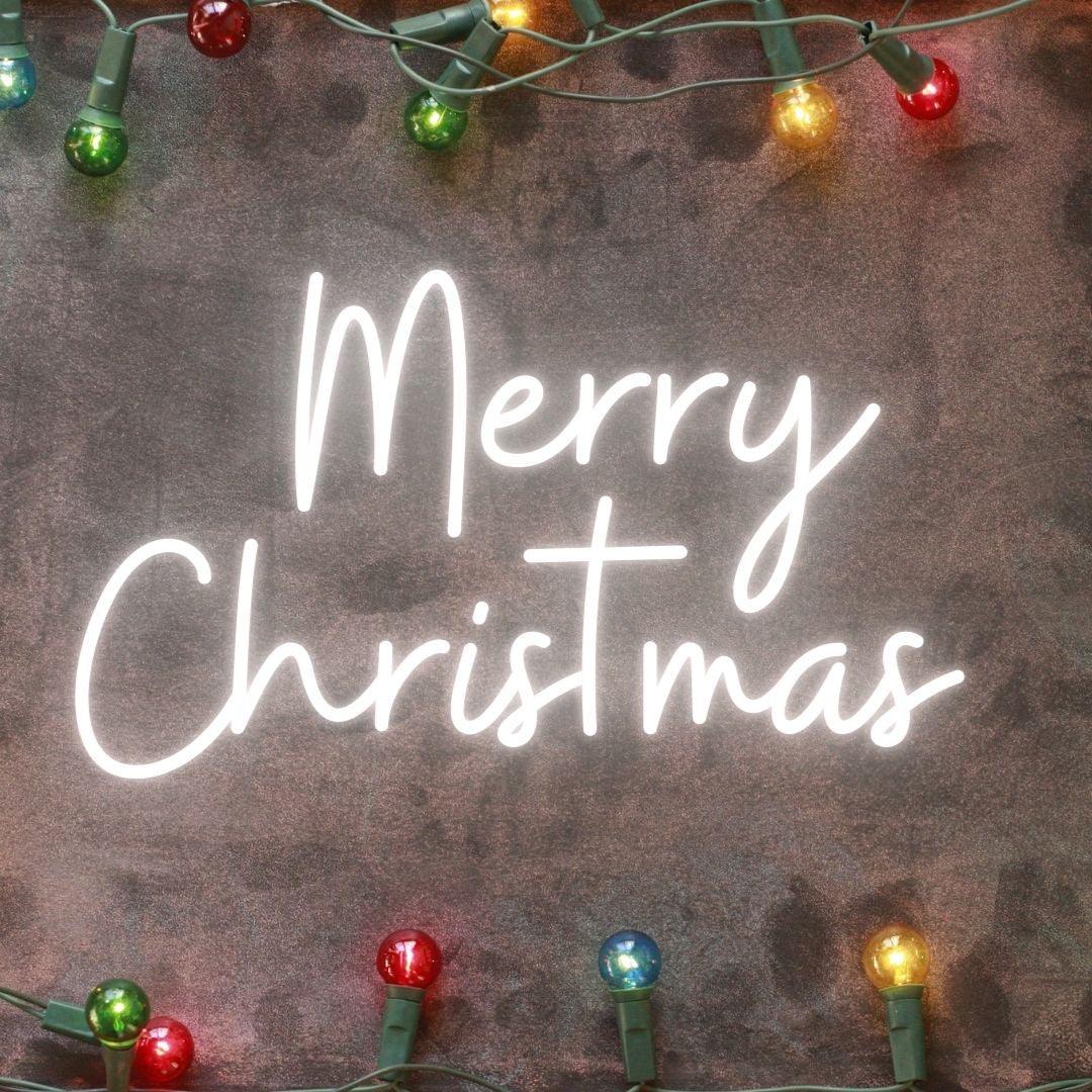 Merry Christmas LED Neon Sign - My Neon Lights