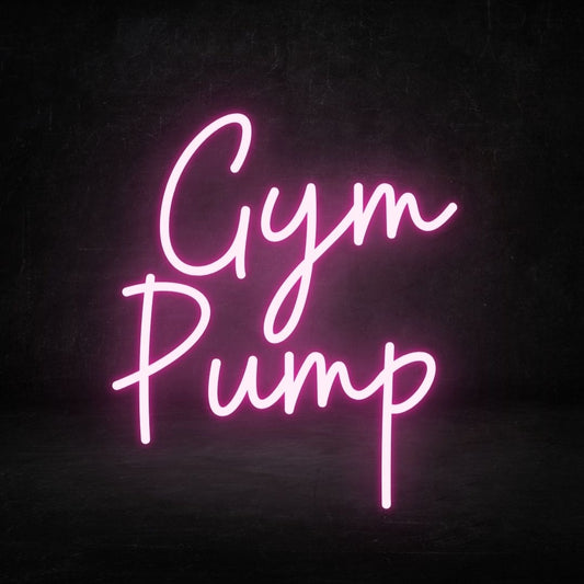 Gym Pump LED Neon Sign - My Neon Lights