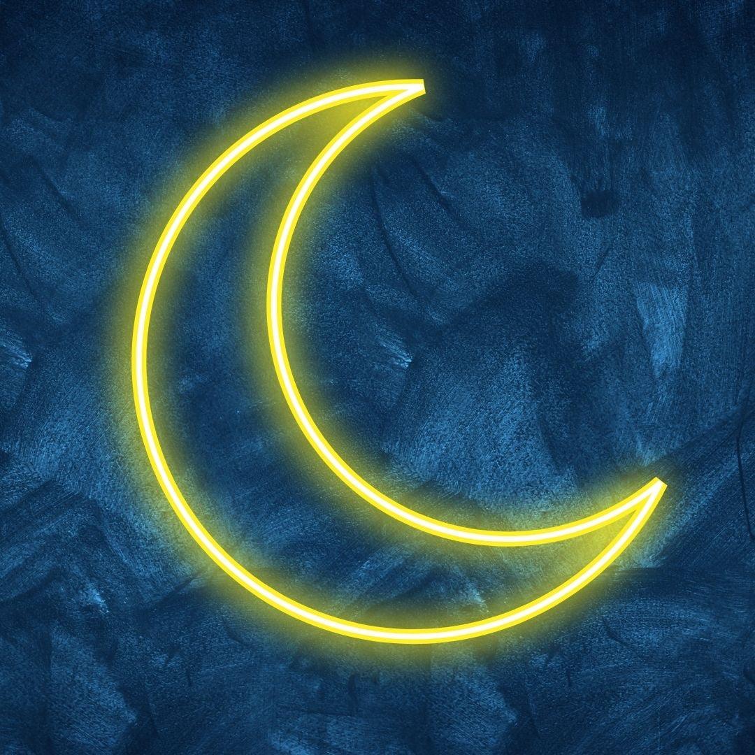 Moon LED Neon Sign - My Neon Lights